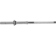 30mm grifas su užraktais inSPORTline RB-47T 120 cm (apkrova iki 300 kg)
