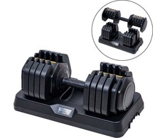 Reguliuojamas vienos rankos hantelis inSPORTline DuraBell® 5–41 kg