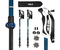 Aliumininės žygio lazdos TK8601 Mėlynas NILS