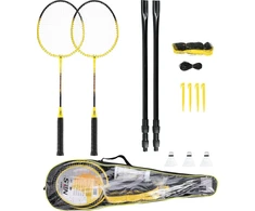 Nils Extreme Badmintono rinkinys Nils NRZ262, aliuminis, 2 raketės, 3 badmintono plunksniukai, tinklas 600 x 60 cm, dėklas