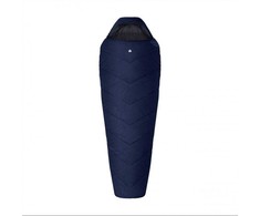 Alpinus Fiber Pro 1500 miegmaišis kairėje, tamsiai mėlyna