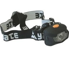 Ant galvos tvirtinamas prožektorius Yate Panter 3 W Cree + 2 LED