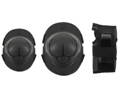 Apsaugų rinkinys Nils Extreme Signa H110, juodas, dydis XS