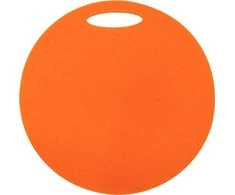 Apvalus kilimėlis sėdėjimui Yate, 35cm, viensluoksnis, oranžinis