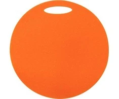 Apvalus kilimėlis sėdėjimui Yate, 35cm, viensluoksnis, oranžinis