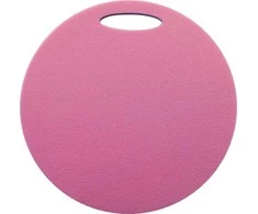 Apvalus sėdėjimo kilimėlis Yate, 2 sluoksnių, skersmuo 35 cm, mėlynas/rožinis