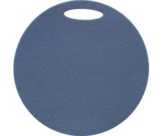Apvalus sėdėjimo kilimėlis Yate, 2 sluoksnių, skersmuo 35 cm, mėlynas/rožinis