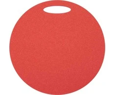 Apvalus kilimėlis sėdėjimui Yate, viensluoksnis, 35cm skersmens, raudonas