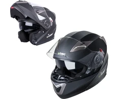 Apverčiamas motociklininko šalmas W-TEC Pezzon