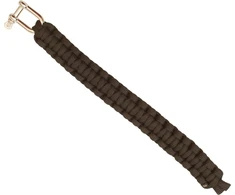 Apyrankė iš parašiutų virvės Highlander, Metal Clasp, juodas