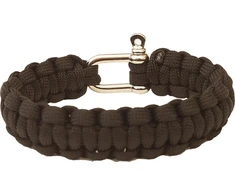 Apyrankė iš parašiutų virvės Highlander, Metal Clasp, juodas