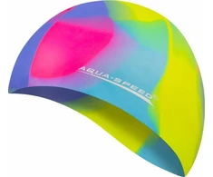 Plaukimo kepuraitė Aqua-Speed Bunt tęczowy kol. 44