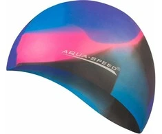 Plaukimo kepuraitė Aqua-Speed Bunt tęczowy kol. 80