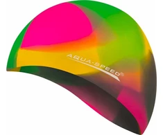 Plaukimo kepuraitė Aqua-Speed Bunt tęczowy kol. 90