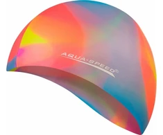 Plaukimo kepuraitė Aqua-Speed Bunt tęczowy kol. 86