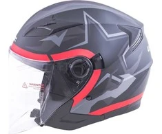 Atviras šalmas W-TEC "Barcela Vermella