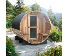 Barrel Sauna inSPORTline Viduor 600 – Cedar Wood