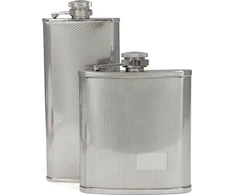 BasicNature Hip flask, dull