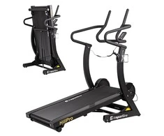 Bėgimo / ėjimo mechaninis takelis inSPORTline Hill Pro (įkalnė iki 13°/23,09%, iki 180kg)
