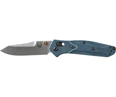 Benchmade 945-04 Mini Osborne, Mėlyna Denim Micarta