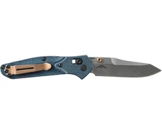 Benchmade 945-04 Mini Osborne, Mėlyna Denim Micarta