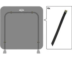 Berg AeroWall - Attachment Band + Buckle (4x)