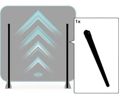 Berg AeroWall tiesus rėmo vamzdis 2x2
