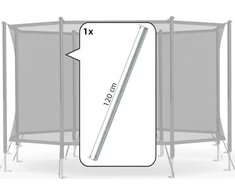Berg Apsauginio tinklo „Comfort“ viršutinis vamzdis spyruoklių laikikliui (120 cm)
