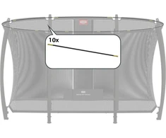 Berg Apsauginio tinklo stovo vamzdžių komplektas Ultim Safety Net Deluxe 330 (.00/.01)