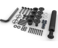 Berg Beach Wagon - Assembly Set Juodas