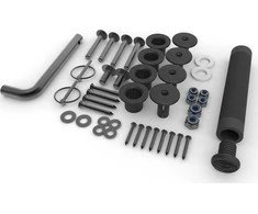 Berg Beach Wagon - Assembly Set Juodas