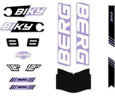 Berg Biky - lipdukų rinkinys Cross Violetinė