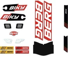 Berg Biky - Sticker Set Cross Raudona Handbrake