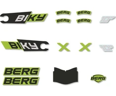 Berg Biky - Sticker set Mini Žalias