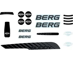Berg Buddy 2.0 - Sticker set Cross Juodas