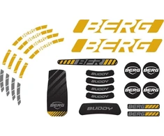 Berg Buddy 2.0 - lipdukų rinkinys Cross, pilkas