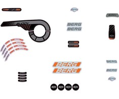 Berg Buddy 2.0 - Sticker set Graphite