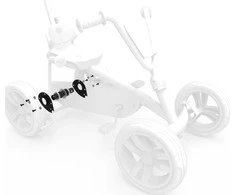 Berg Buzzy 2-in-1 - Internal rear axle