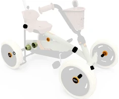 Berg Buzzy 2-in-1 – plastikinės dalys, Retro Žalias
