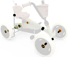 Berg Buzzy 2-in-1 – plastikinės dalys, Retro Žalias
