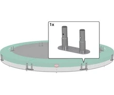 Berg Champion - InGround frame foot 270+430