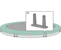 Berg Champion - InGround frame foot 270+430