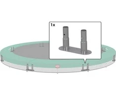 Berg Champion - InGround frame foot 380
