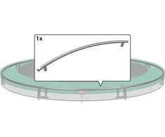 Berg Champion - Toprail InGround 270 (9ft) (TwinSpring)