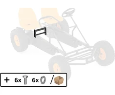 Berg Duo Coaster vidurinis galinis rėmas