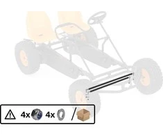 Berg Duo Coaster - Steering Rod Set