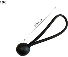 Berg Guma su kamuoliuku (145 mm) (10 vnt.)
