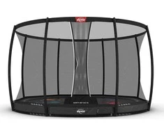 BERG Elite InGround 430 Pilkas Levels + apsauginis tinklas DLX XL
