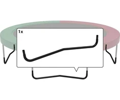 Berg Elite+ W-Leg 330 (11ft) T-series, juodas