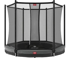 Batutas BERG Favorit InGround 200 pilkas su apsauginiu tinklu Comfort